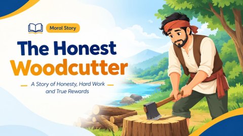 English Story: The Honest Woodcutter